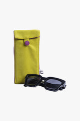 Porta Anteojos ISA verde / morado
