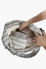 Tote bag Beach Gris