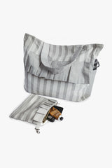 Tote bag Beach Gris