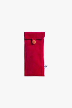 Porta Anteojos ISA fucsia / naranjo