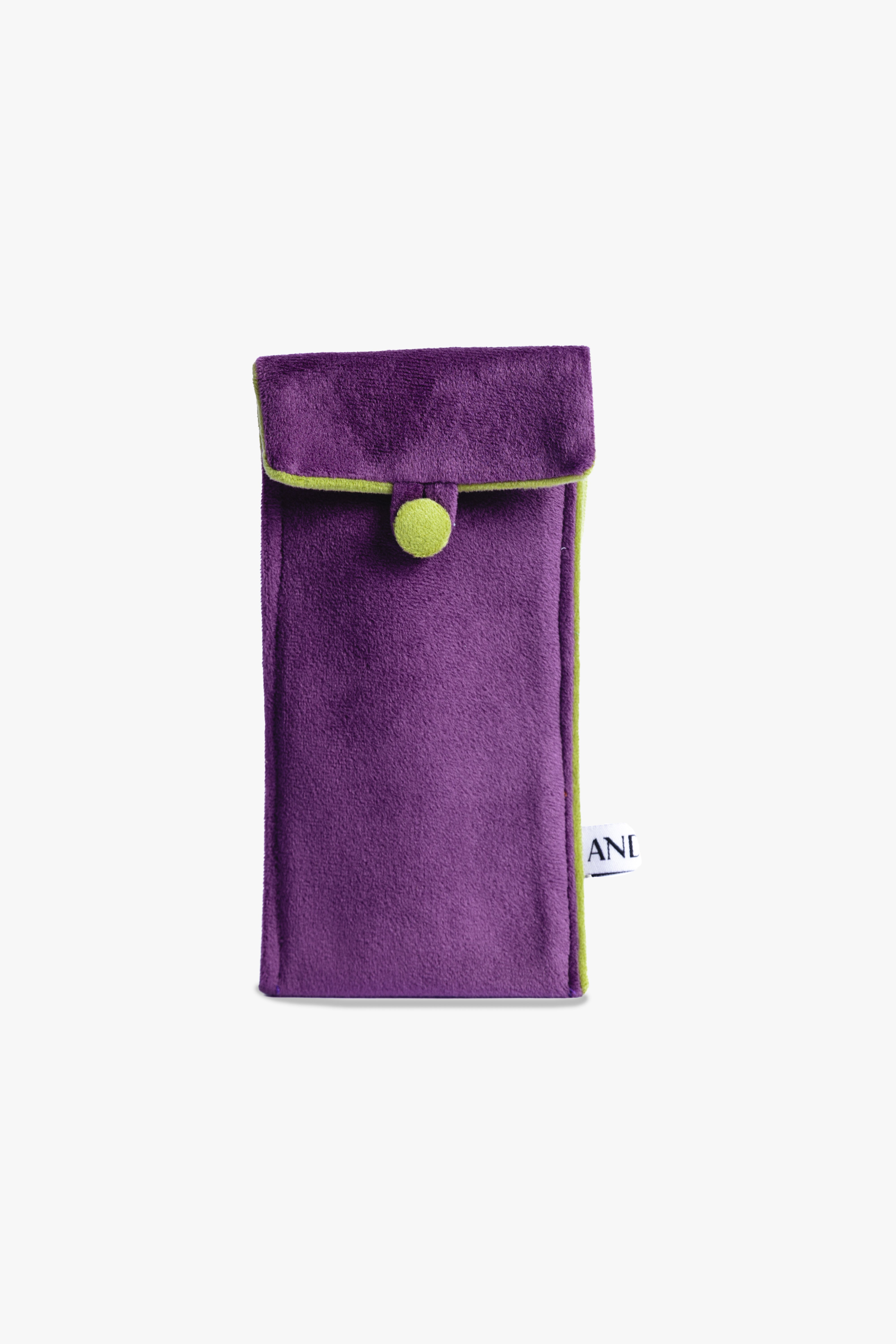 Porta Anteojos ISA morado / verde