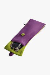 Porta Anteojos ISA morado / verde